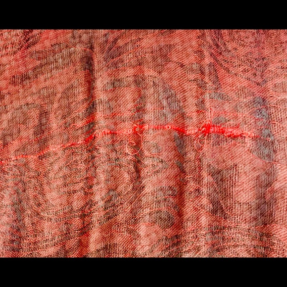 Danier Multi-coloured Silk Blend Chiffon Scarf - Picture 4 of 4